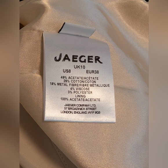 British Brand - Boutique By Jaeger - Champagne A-Line Mini Skirt WITH POCKETS - Picture 9 of 9